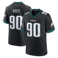 Cooneas P.Eagles #90 Jordan Davis Player Black Game Home Stitched Jerseys