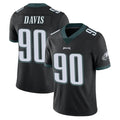 Cooneas P.Eagles #90 Jordan Davis Player Black Limited Vapor Untouchable Home Game Stitched Jerseys