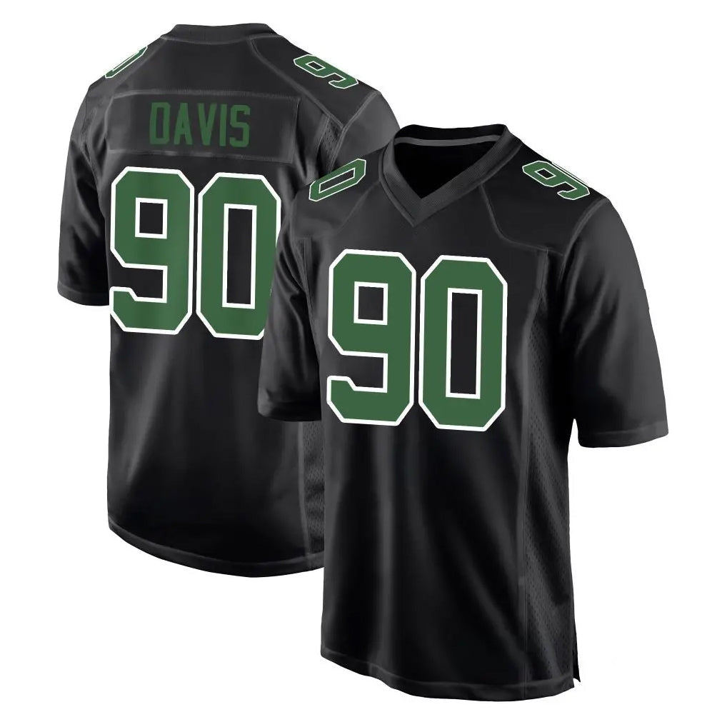 Cooneas P.Eagles #90 Jordan Davis Player Carbon Green Fashion Home Game Stitched Jerseys