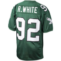 Cooneas P.Eagles #92 Reggie White Mitchell & Ness Green Authentic Throwback Retired Player Stitched Puhic Jersey