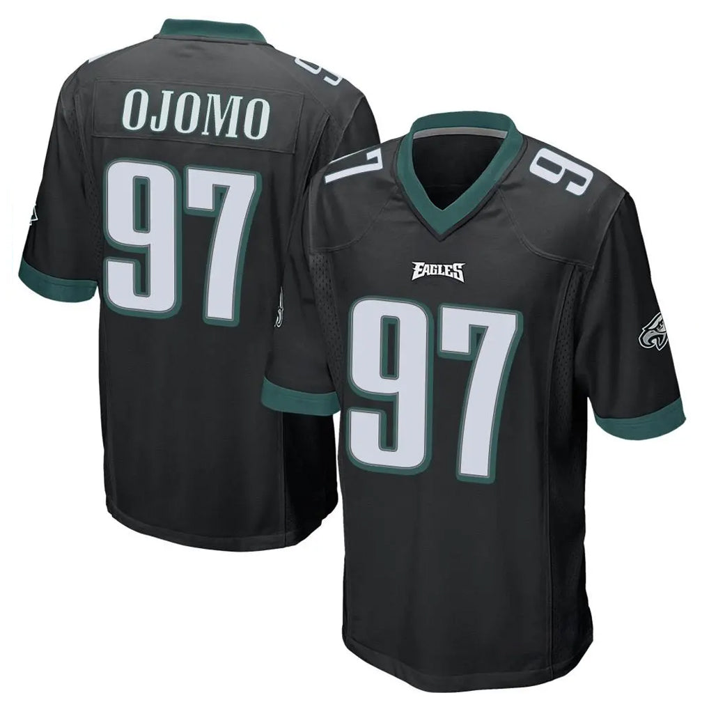 Cooneas P.Eagles #97 Moro Ojomo Player Black Home Game Stitched Jerseys