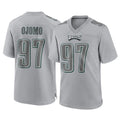 Cooneas P.Eagles #97 Moro Ojomo Player Gray Atmosphere Fashion Home Game Stitched Jerseys