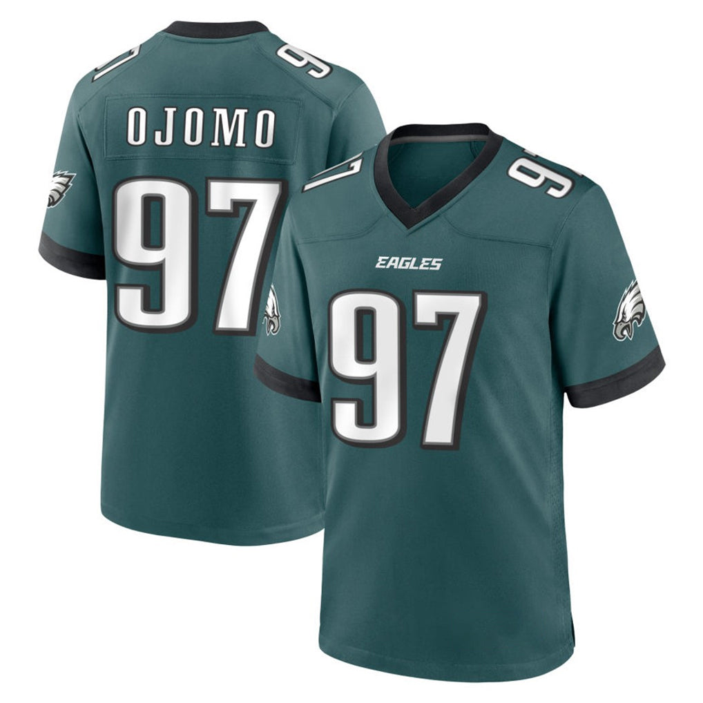 Cooneas P.Eagles #97 Moro Ojomo Player Green Home Game Stitched Jerseys