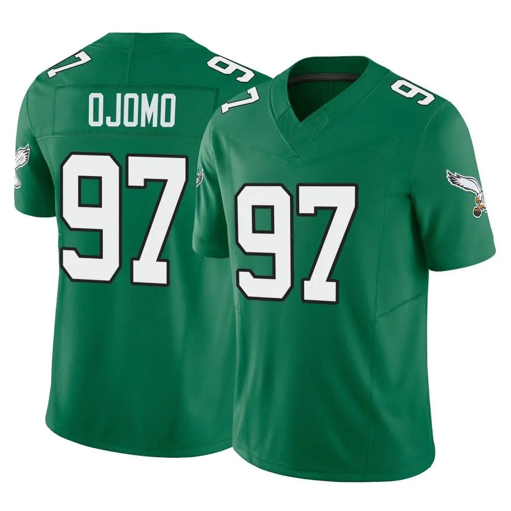 Cooneas P.Eagles #97 Moro Ojomo Player Green Kelly Alternate Vapor F.U.S.E. Home Game Stitched Jerseys