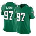 Cooneas P.Eagles #97 Moro Ojomo Player Green Kelly Alternate Vapor F.U.S.E. Home Game Stitched Jerseys