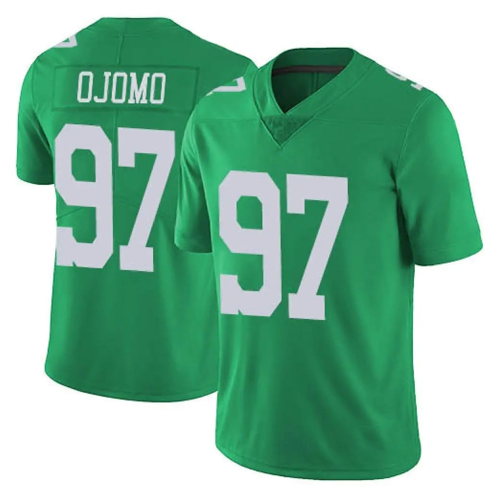 Cooneas P.Eagles #97 Moro Ojomo Player Green Limited Vapor Untouchable Home Game Stitched Jerseys