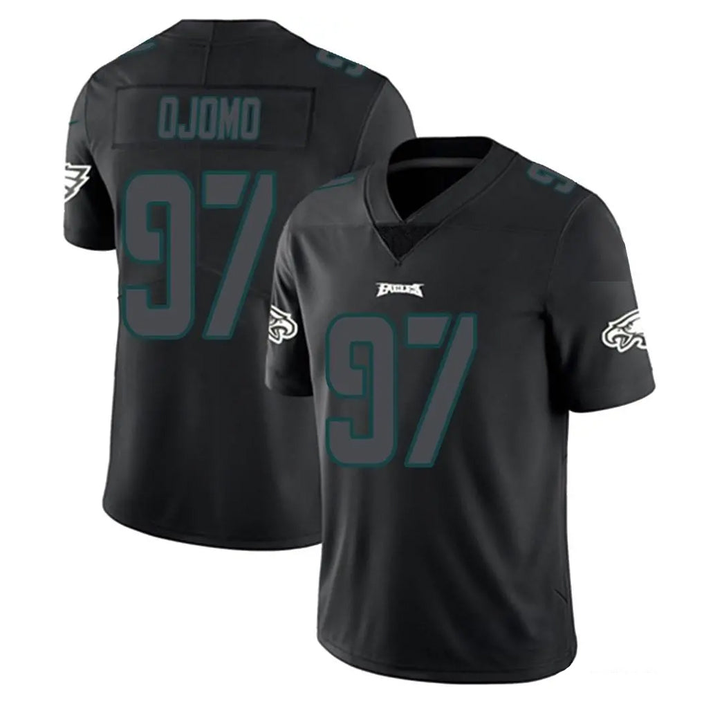 Cooneas P.Eagles #97 Moro Ojomo Player Limited Black Impact Home Game Stitched Jerseys