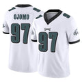 Cooneas P.Eagles #97 Moro Ojomo Player White Limited Vapor F.U.S.E. Home Game Stitched Jerseys