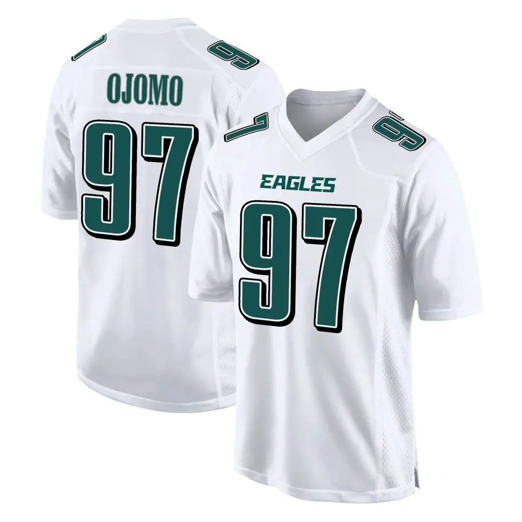 Cooneas P.Eagles #97 Moro Ojomo Player White Tundra Fashion Home Game Stitched Jerseys