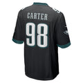 Cooneas P.Eagles #98 Jalen Carter Player Black Alternate Game Stitched Jerseys
