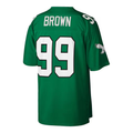Cooneas P.Eagles #99 Jerome Brown Mitchell & Ness Kelly Green Big & Tall 1990 Retired Player Replica Stitched Puhic Jersey