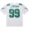 Cooneas P.Eagles #99 Jerome Brown Mitchell & Ness White 1991 Authentic Throwback Retired Player Jersey Stitched Puhic