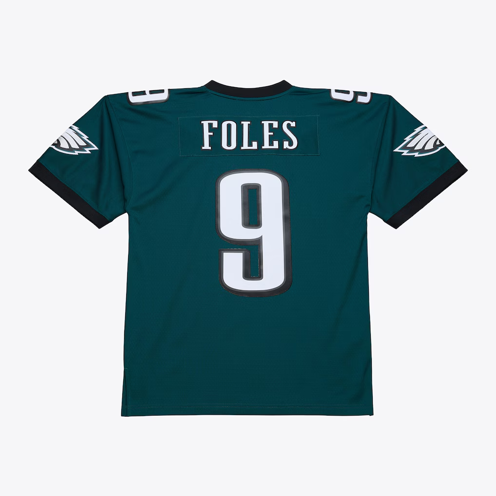Cooneas P.Eagles #9 Nick Foles Mitchell & Ness Midnight Green Legacy Replica Jersey Stitched Puhic Game Jerseys