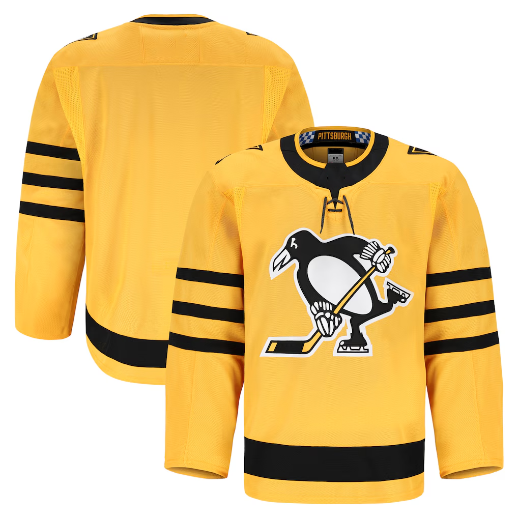 Cooneas P.Penguins Gold Alternate Authentic Pro Jerseys