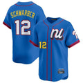 Cooneas P.Phillies #12 Kyle Schwarber Player Blue National League All-star Game Limited Stitched Jerseys