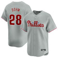 Cooneas P.Phillies #28 Alec Bohm Player Gray Home Limited Stitched Jerseys