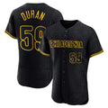 Cooneas P.Phillies #59 Jhoan Duran Player Black Snake Skin City Home Limited Elite Stitched Jerseys