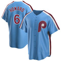 Cooneas P.Phillies #6 Ryan Howard Player Light Blue Home Game Stitched Jerseys