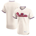 Cooneas P.Phillies Blank Player Cream Home Limited Elite Stitched Jerseys