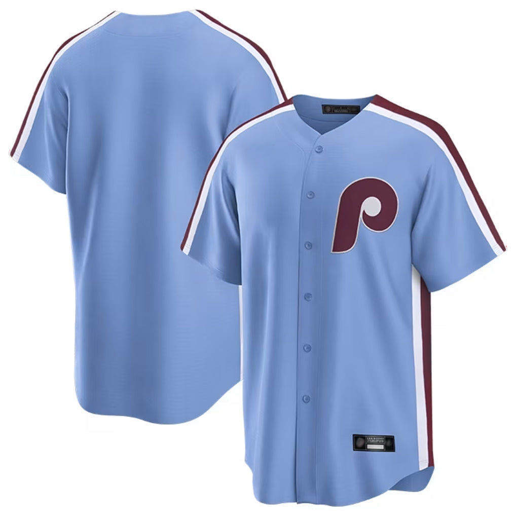 Cooneas P.Phillies Blank Player Light Blue Home Limited Stitched Jerseys