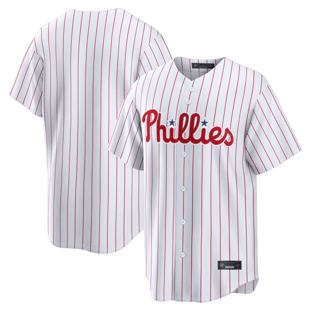 Cooneas P.Phillies Blank Player White Home Limited Stitched Jerseys