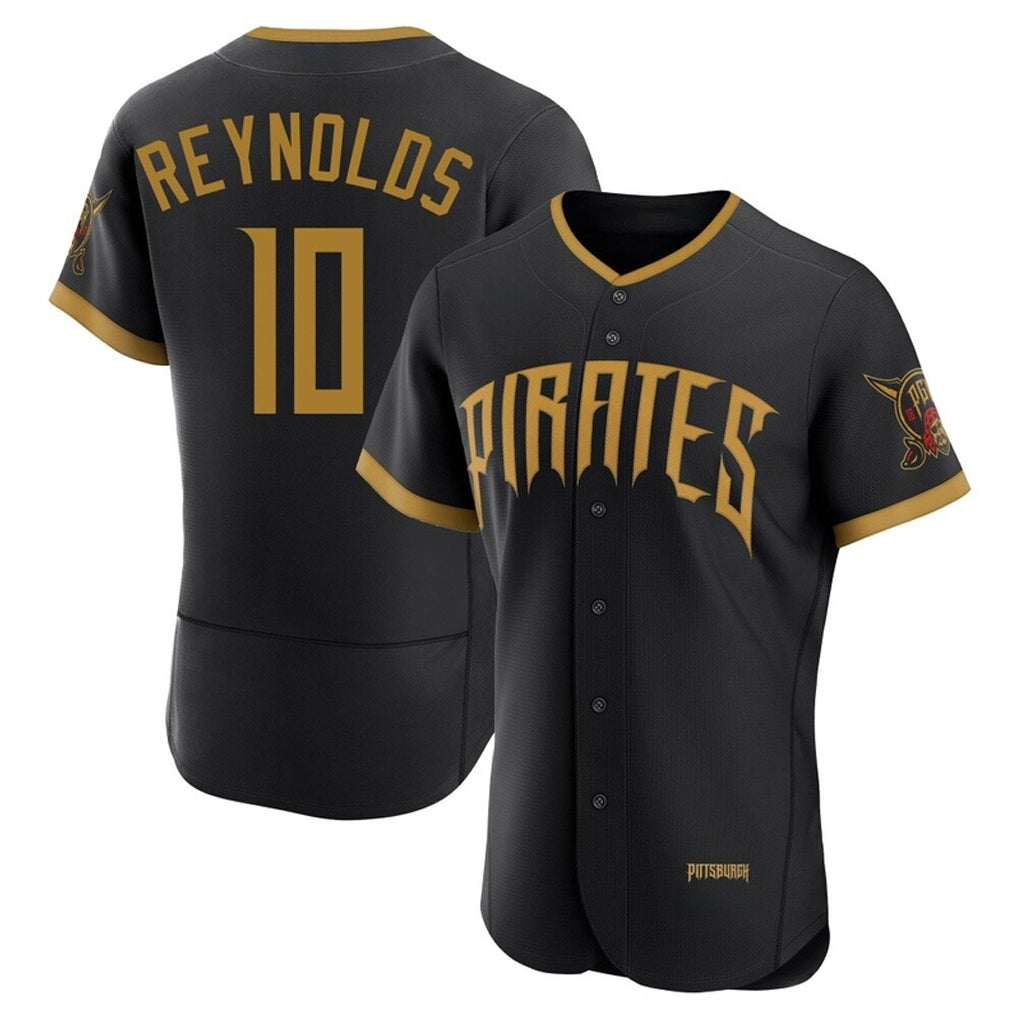Cooneas P.Pirates #10 Bryan Reynolds Player Black 2026 City Connect Home Limited Elite Stitched Jerseys