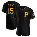 Cooneas P.Pirates #15 Oneil Cruz Player Black Alternate 2025 Home Limited Elite Stitched Jerseys