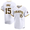 Cooneas P.Pirates #15 Oneil Cruz Player White Home Limited Stitched Jerseys