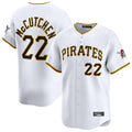 Cooneas P.Pirates #22 Andrew McCutchen Player White Home Limited Stitched Jerseys