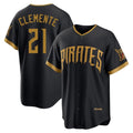 Cooneas P.Pirates #21 Roberto Clemente Player Black 2026 City Connect Home Limited Stitched Jerseys