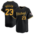 Cooneas P.Pirates #23 Mitch Keller Player Black Home Limited Stitched Jerseys