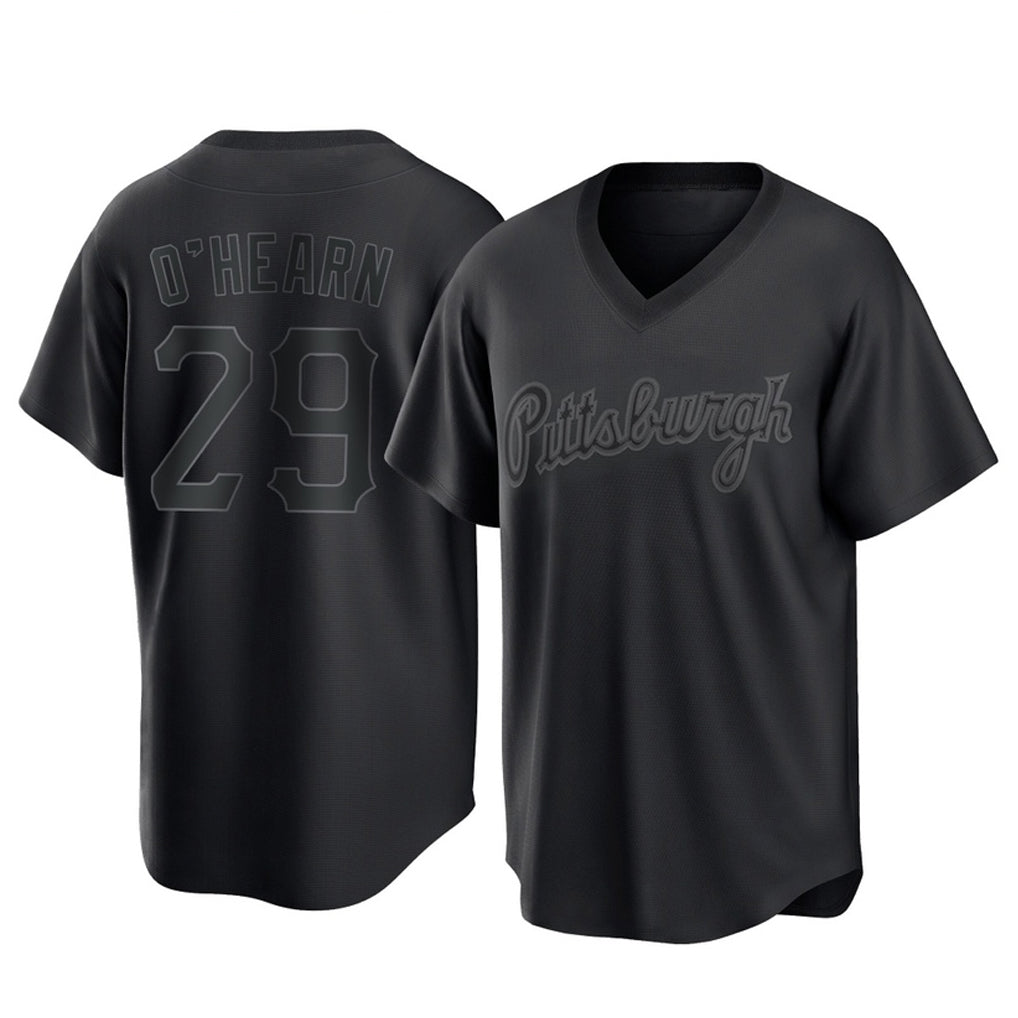 Cooneas P.Pirates #29 Ryan O?¡®Hearn Player Black Fashion Home Game Stitched Jerseys