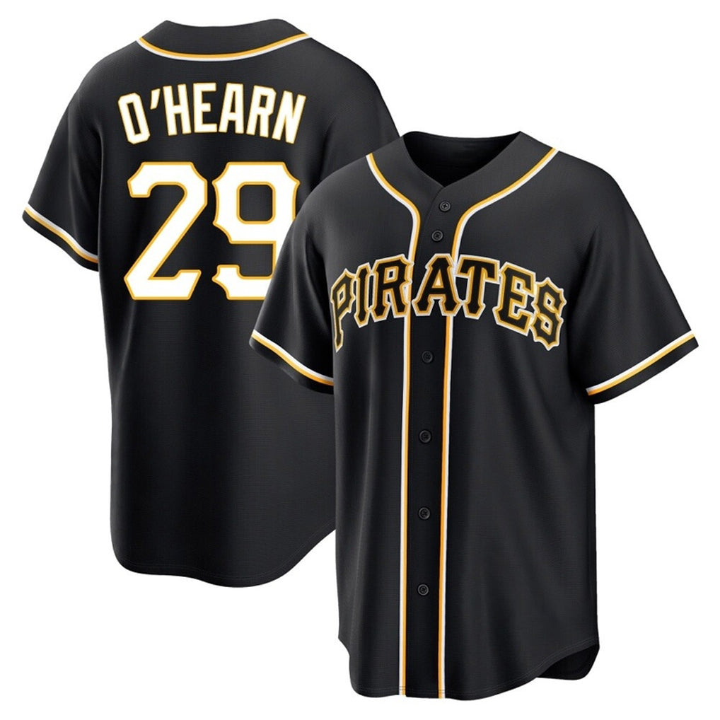 Cooneas P.Pirates #29 Ryan O?¡®Hearn Player Black Fashion Out Home Game Stitched Jerseys