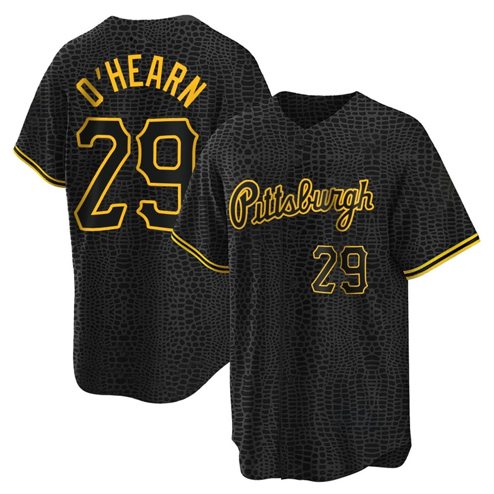 Cooneas P.Pirates #29 Ryan O?¡®Hearn Player Black Snake Skin City Home Limited Stitched Jerseys