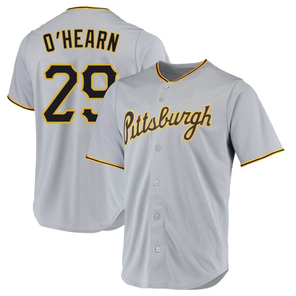 Cooneas P.Pirates #29 Ryan O?¡®Hearn Player Gray Road Home Game Stitched Jerseys