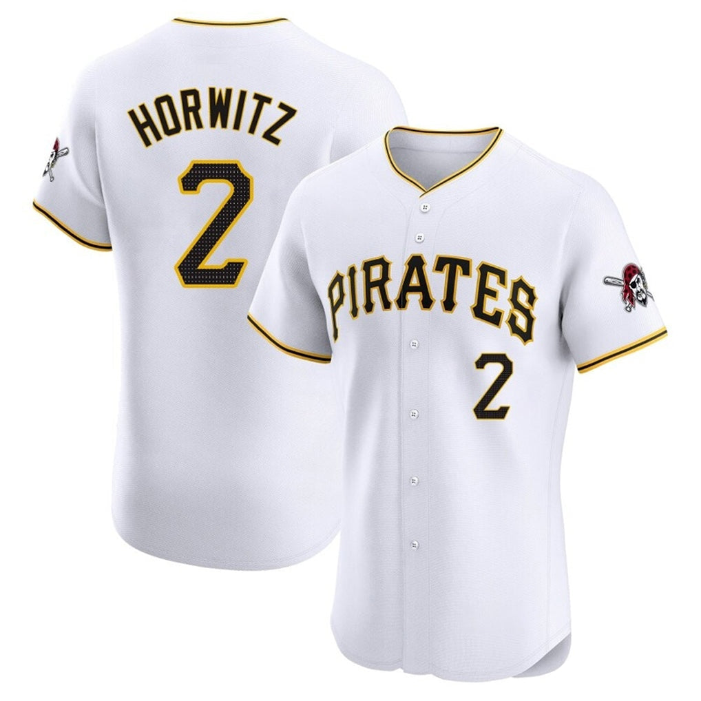 Cooneas P.Pirates #2 Spencer Horwitz Player White Home Limited Elite Stitched Jerseys