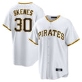 Cooneas P.Pirates #30 Paul Skenes Player White Home Game Stitched Jerseys
