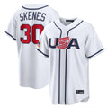 Cooneas P.Pirates #30 Paul Skenes Player White USA 2026 World Classic Home Limited Stitched Jerseys