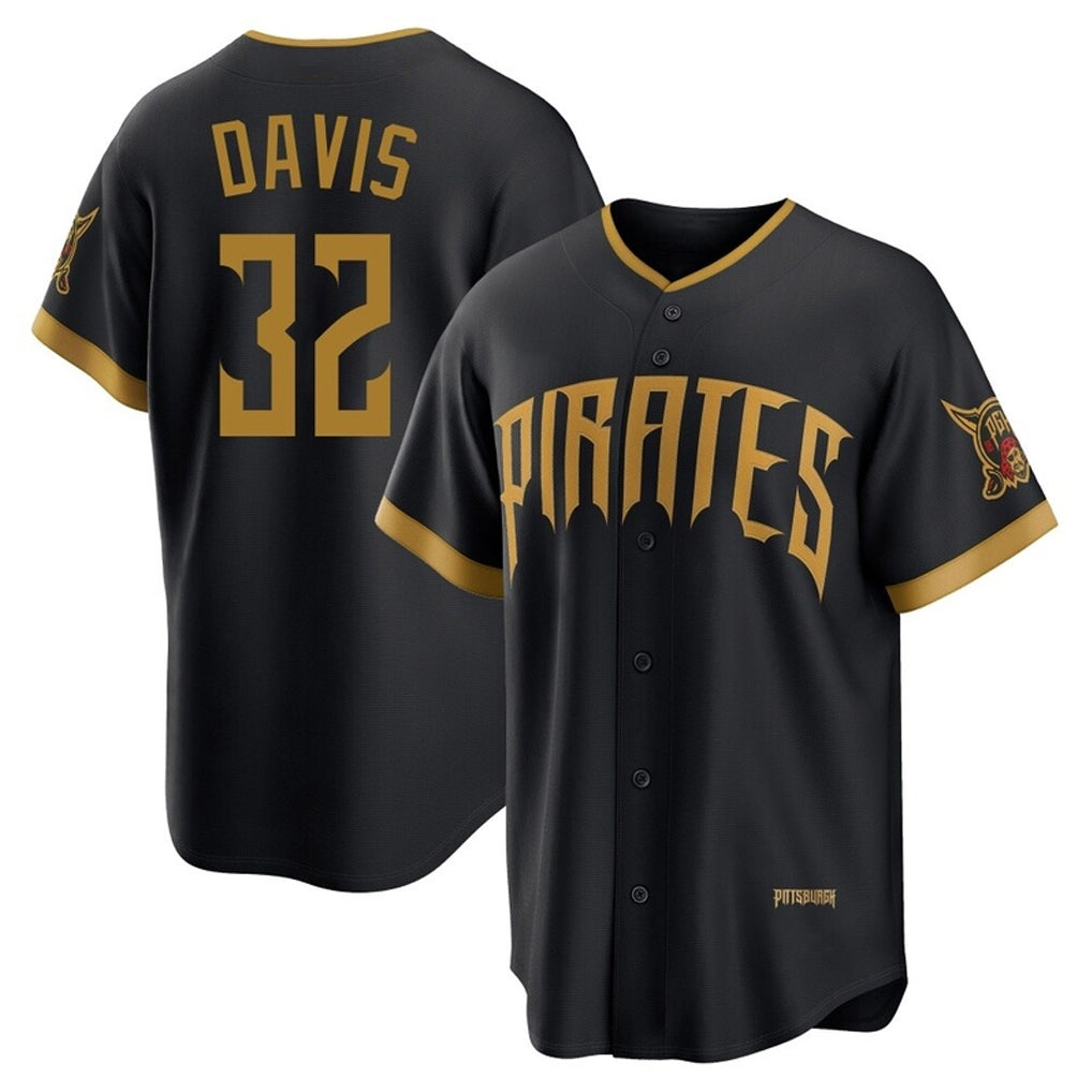 Cooneas P.Pirates #32 Henry Davis Player Black 2026 City Connect Home Game Stitched Jerseys