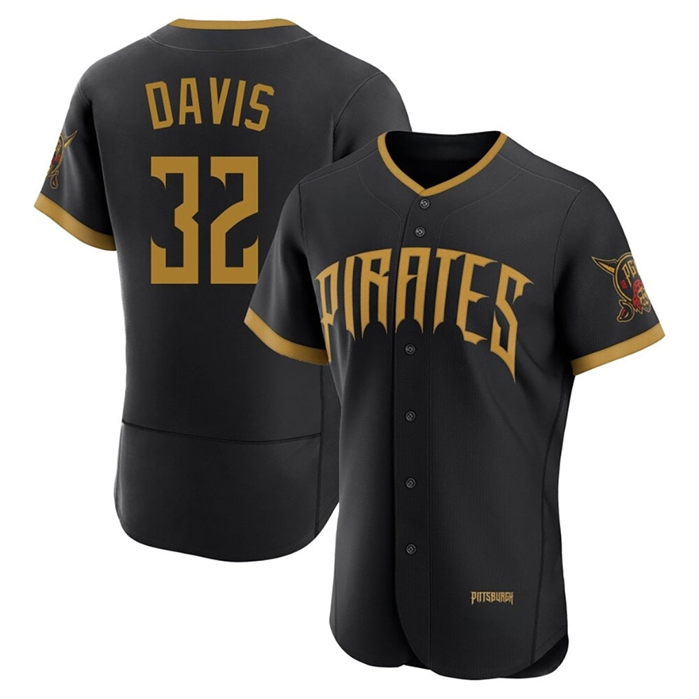 Cooneas P.Pirates #32 Henry Davis Player Black 2026 City Connect Home Limited Elite Stitched Jerseys