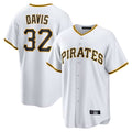 Cooneas P.Pirates #32 Henry Davis Player White Home Game Stitched Jerseys