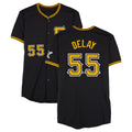 Cooneas P.Pirates #55 Jason Delay Player Black Alternate Limited Game Stitched Jerseys