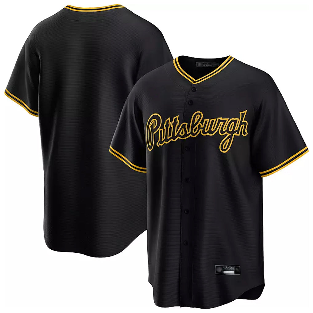 Cooneas P.Pirates Blank Player Black Alt Home Limited Stitched Jerseys