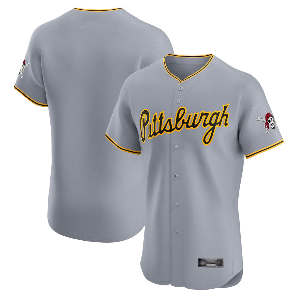 Cooneas P.Pirates Blank Player Gray Road Home Limited Elite Stitched Jerseys