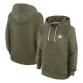 Cooneas P.Steelers Olive Salute to Service Pullover Hoodies Limited Blank Player Stitched Jerseys