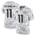 Cooneas P.Steelers #11 Michael Pittman Jr. Player Arctic Camo Limited Salute To Service Home Game Stitched Jerseys