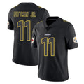 Cooneas P.Steelers #11 Michael Pittman Jr. Player Black Impact Limited Home Game Stitched Jerseys