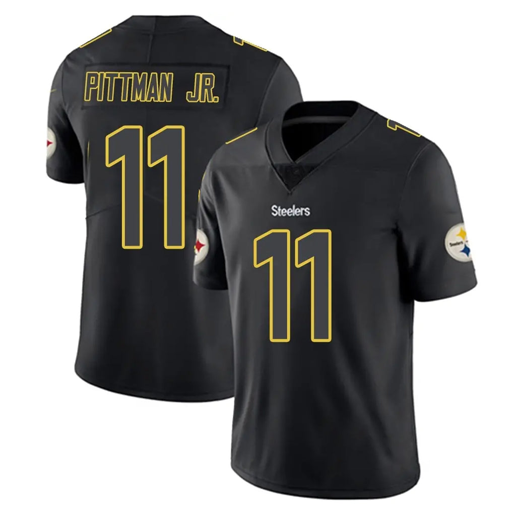 Cooneas P.Steelers #11 Michael Pittman Jr. Player Black Impact Limited Home Game Stitched Jerseys