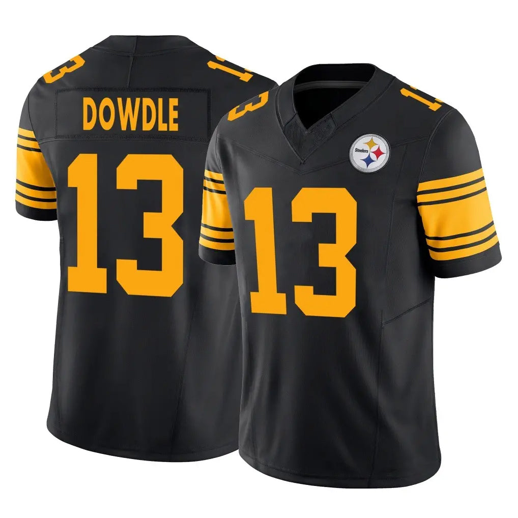 Cooneas P.Steelers #13 Rico Dowdle Player Black Limited 2nd Alternate Vapor F.U.S.E. Home Game Stitched Jerseys