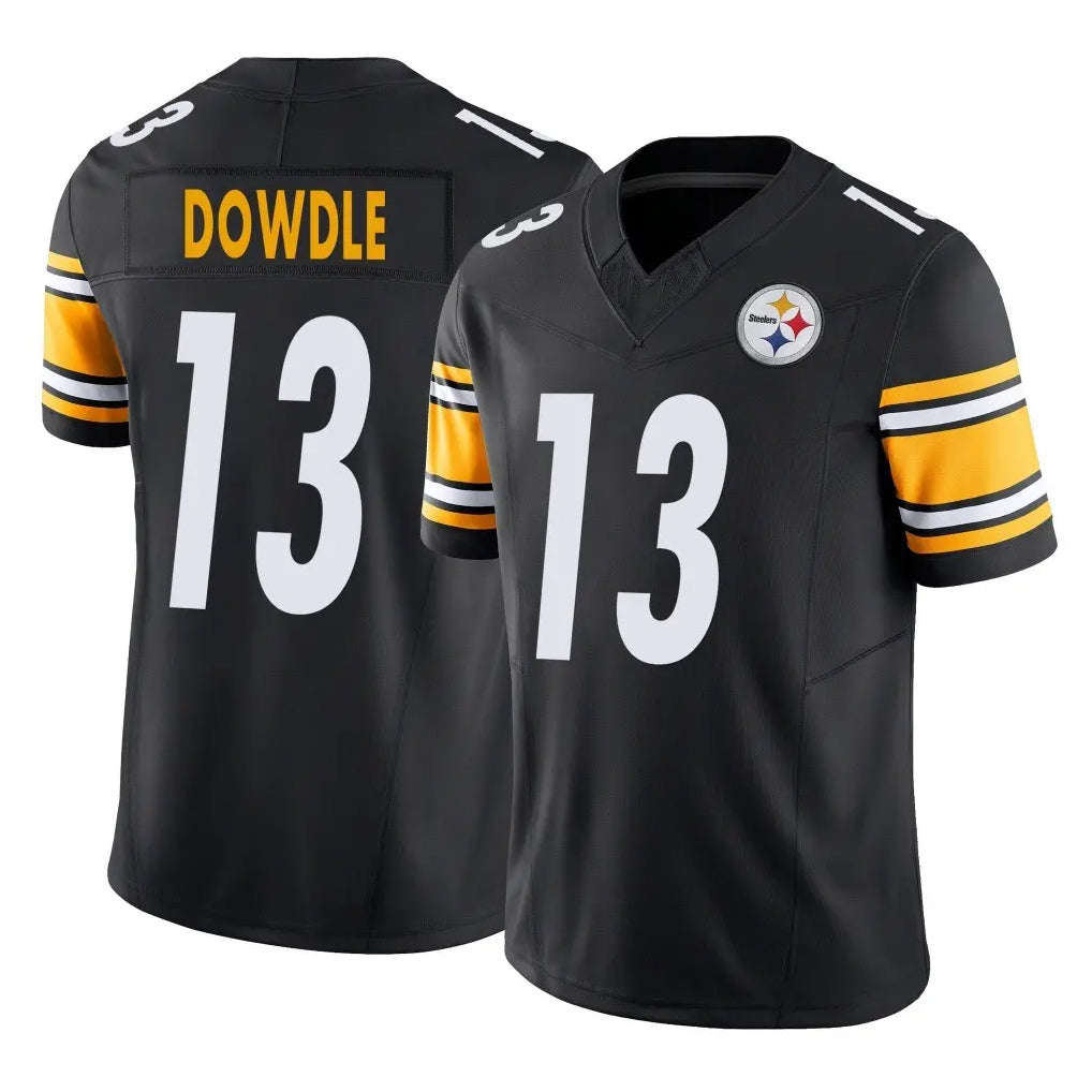 Cooneas P.Steelers #13 Rico Dowdle Player Black Limited Vapor F.U.S.E. Home Game Stitched Jerseys